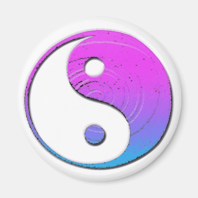 aimant ying yang (Devant)