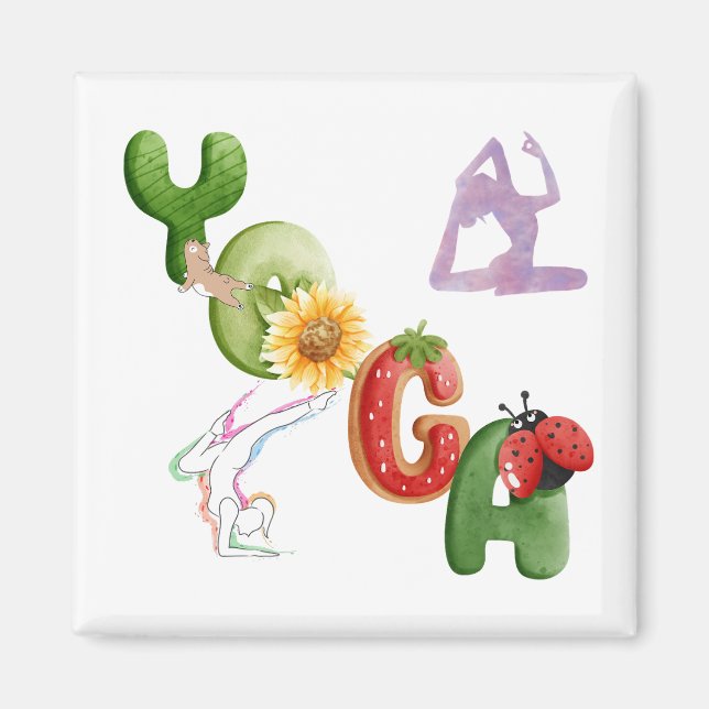 Aimant yoga (Devant)