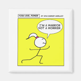 Aimant Yoga Girl Power