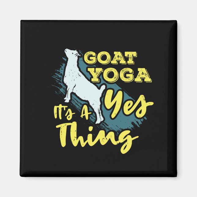 Aimant Yoga Goat Goatyoga (Devant)