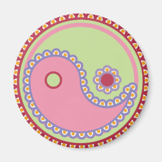 Aimant Yoga Speak Baby : Paisley Yin-Yang