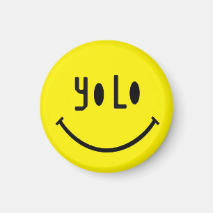 Aimant YOLO peu commun font face