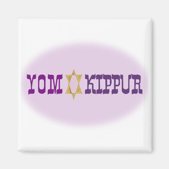 Aimant Yom Kippour & Star - (Devant)