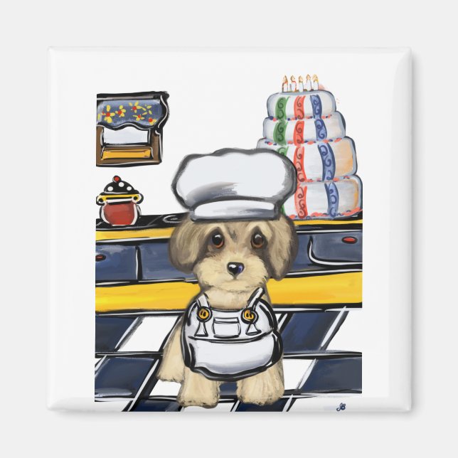 Aimant Yorkie Poo (Devant)