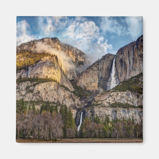 Aimant Yosemite Falls pittoresque, Californie (Devant)