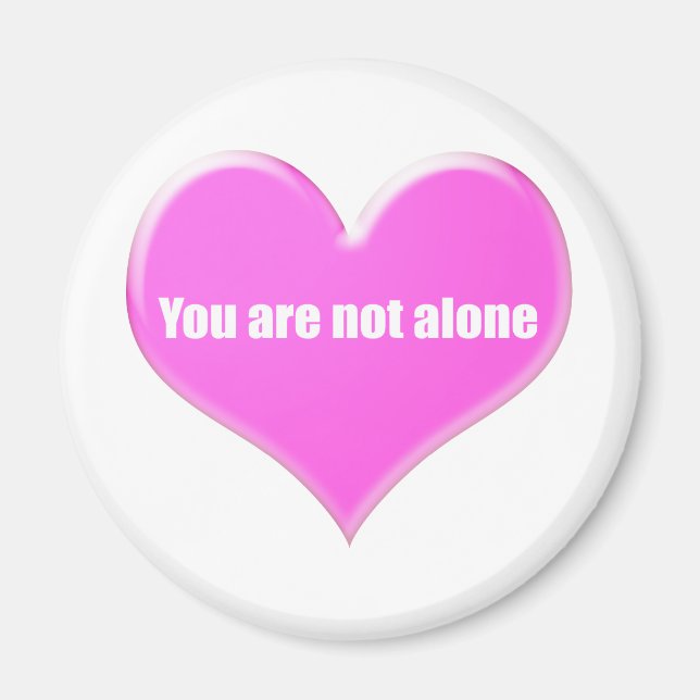 Aimant You are not alone. (Devant)