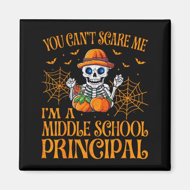 Aimant You Can’t E Me Middle School Principal Ghost Hallo (Devant)