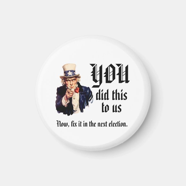 Aimant YOU Did This to Us (Devant)