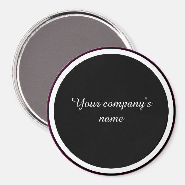 Aimant Your Company Name, template, (Recto/Verso)