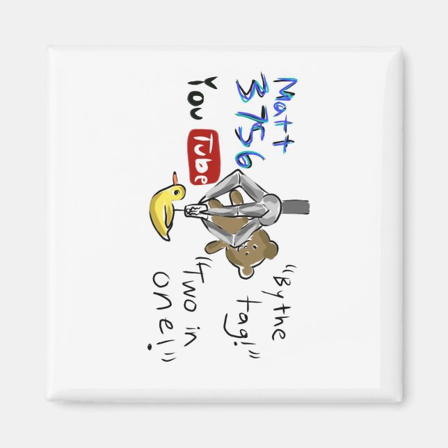 Aimant youtube Matt3756 (Devant)