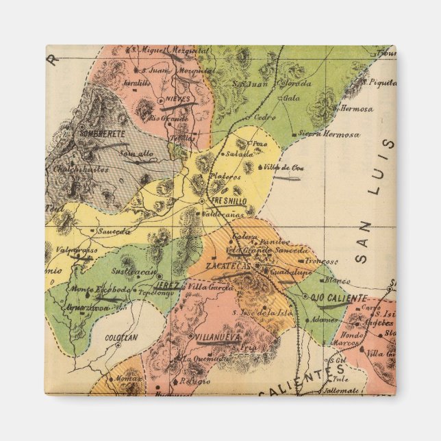 Aimant Zacatecas, Mexique (Devant)