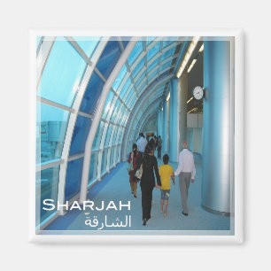 Aimant zAE019 AÉROPORT INTERNATIONAL DE SHARJAH, EAU, Réf