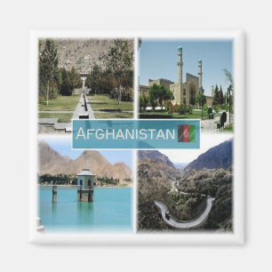 Aimant zAF006 MOSQUÉE À HERAT, Lac Qargha, Afghanistan,