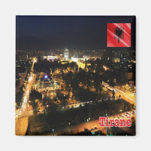 Aimant zAL005 TIRANA par Albanie de nuit, Fridge