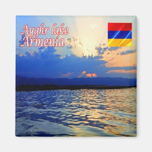 Aimant zAM003 AYGHR LAKE, Arménie, Asie, Fridge