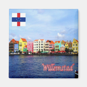 Aimant zAN003 WILLEMSTAD, Antilles Pays-Bas, Réfrigérateu