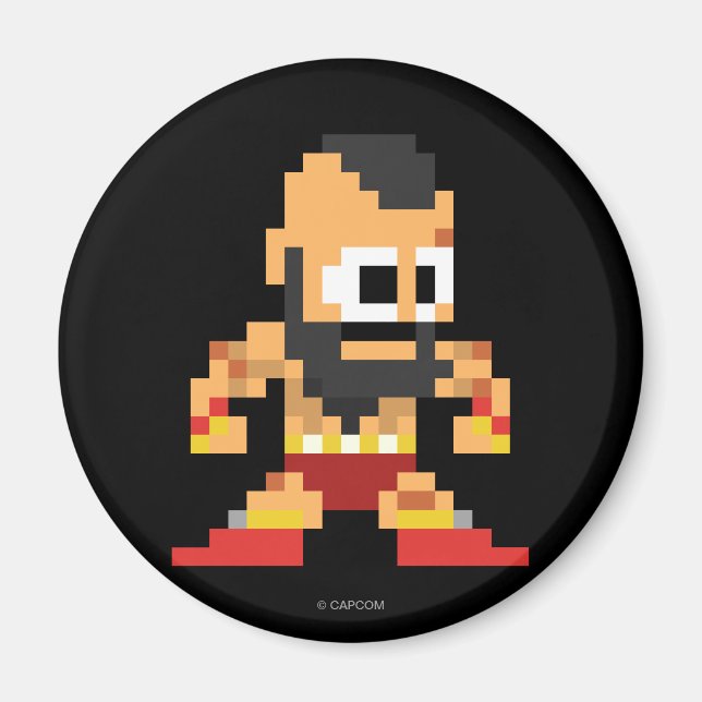 Aimant Zangief 8 bits (Devant)