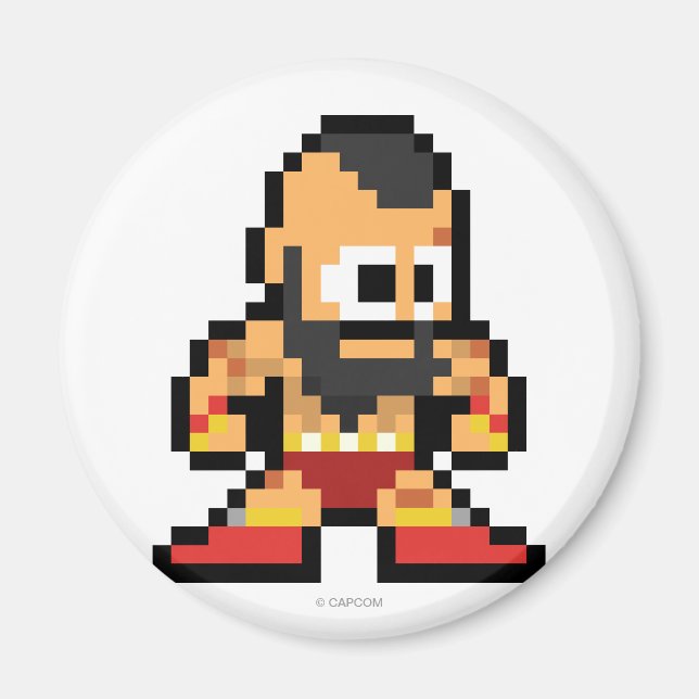 Aimant Zangief 8 bits (Devant)
