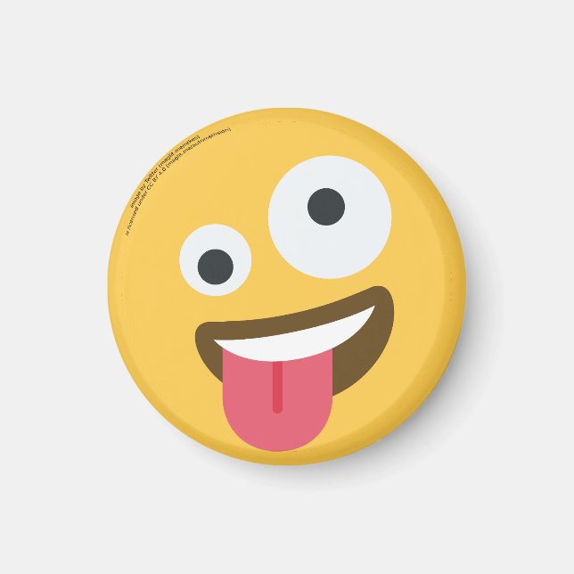 Aimant Zany Face Emoji (Devant)