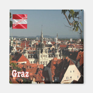 Aimant zAT015 GRAZ Austria - Fridge