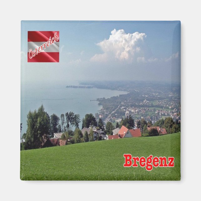 Aimant zAT021 - BREGENZ Autriche - Réfrigérateur (Devant)