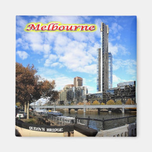 Aimant zAU054 MELBOURNE, EUREKA TOWER, Australie, Frigo
