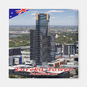 Aimant zAU055 MELBOURNE, EUREKA TOWER, Australie, Frigo