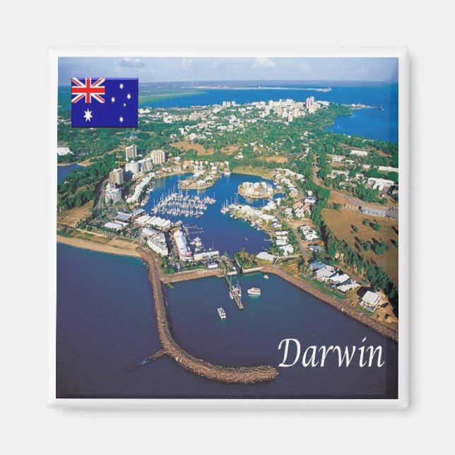 Aimant zAU098 DARWIN, Australie, Océanie, Fridge (Devant)