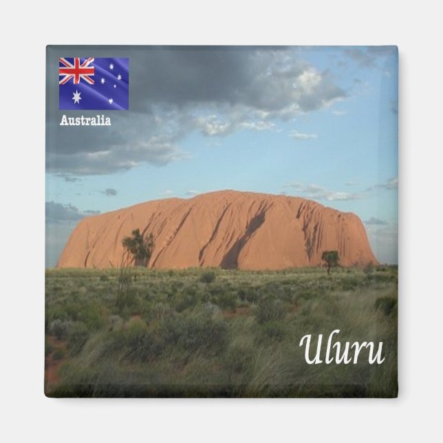 Aimant zAU109 ULURU, Ayers Rock, Australie, Fridge (Devant)