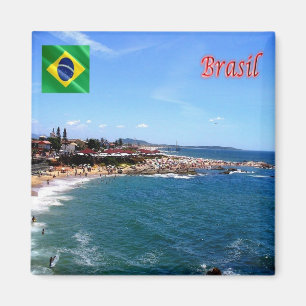 Aimant zBR028 RIO DAS OSTRAS, Brésil, Amérique, Fridge