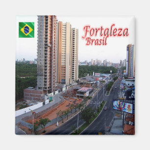 Aimant zBR034 FORTALEZA, Brésil, Amérique, Réfrigérateur