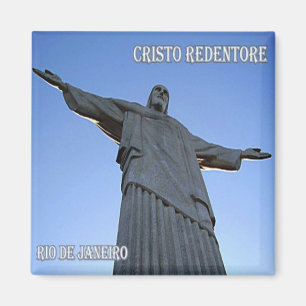 Aimant zBR039 RIO DE JANEIRO, Christ Rédempteur, Réfrigér