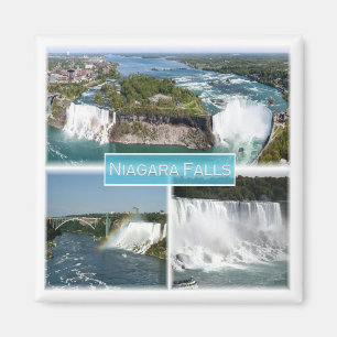 Aimant zCA012 NIAGARA TOMBE du pont Rainbow, Fridge