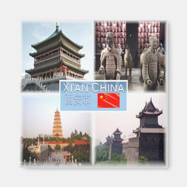 Aimant zCN005 TERRACOTTA Shaanxi, XI AN, Frigo (Devant)