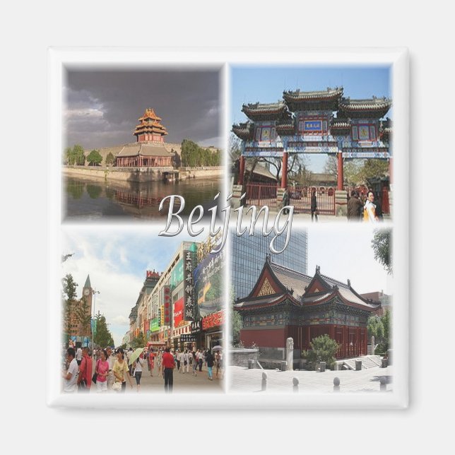 Aimant zCN015 BEIJING, Chine, Asie, réfrigérateur (Devant)