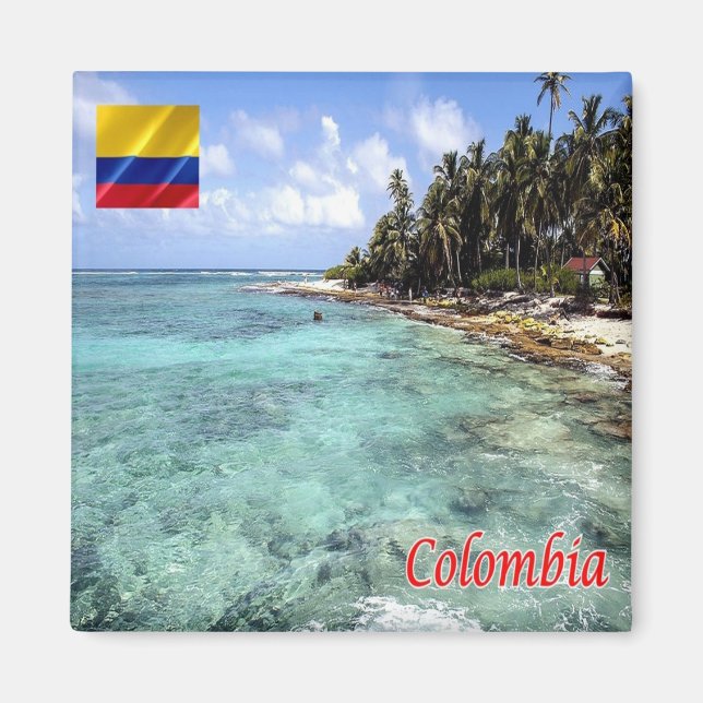 Aimant ZCO008 COLOMBIE, Archipel de San Andrés, Fridge (Devant)