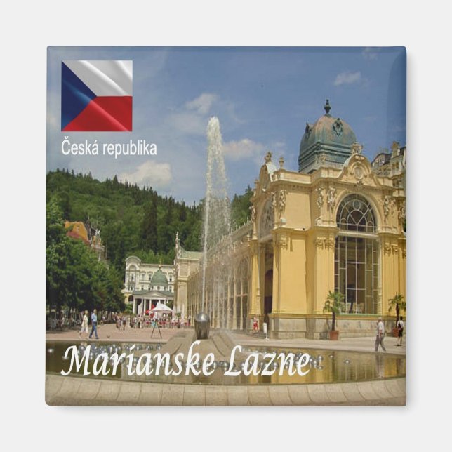 Aimant zCZ017 MARIANSKE LAZNE République tchèque, Fridge (Devant)