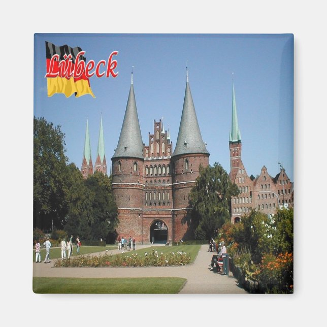 Aimant zDE027 LÜBECK Allemagne, Fridge (Devant)
