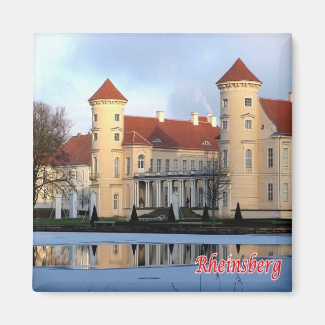 Aimant zDE033 RHEINSBERG CHÂTEAU Allemagne - Réfrigérateu (Devant)