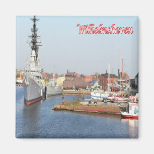 Aimant zDE046 WILHELMSHAVEN PORT Iles frisonnes, Fridge