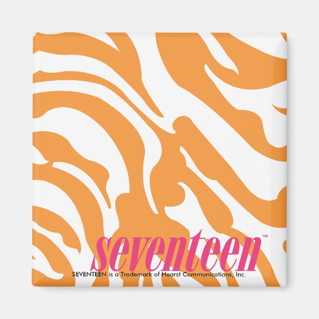 Aimant Zebra Orange (Devant)