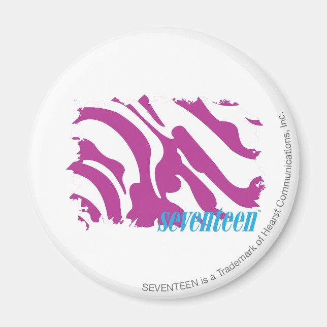 Aimant Zebra Purple 3 (Devant)