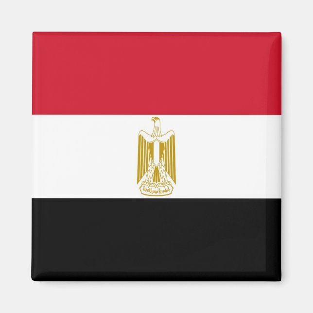 Aimant zEG001 EGYPT FLAG, Afrique, Frigo (Devant)