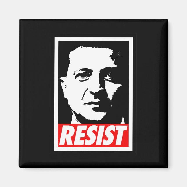 Aimant Zelenskyy - Resist Support Ukraine I Stand With Uk (Devant)