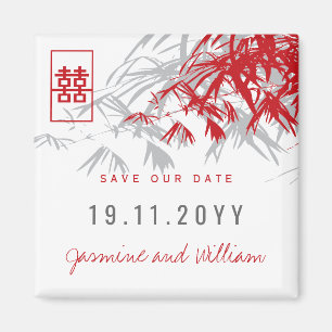 Aimant Zen Bambou Feuille Mariage Chinois Enregistrer La 