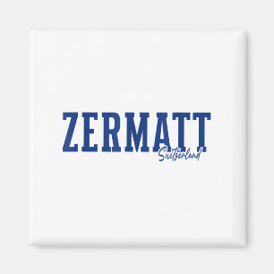 Aimant Zermatt Suisse Alpes suisses Souve de ski alpin