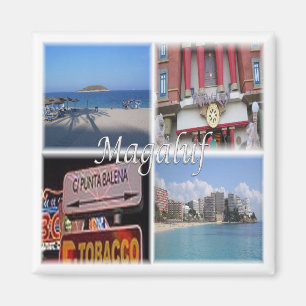 Aimant zES034 MAGALUF Mallorca Espagne, Fridge