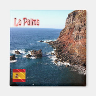 Aimant zES075 LA PALMA panorama, Espagne, Frigo