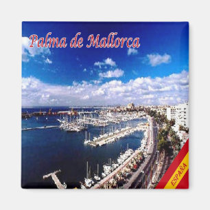 Aimant zES131 PALMA DE MALLORCA, Panorama, Frigo