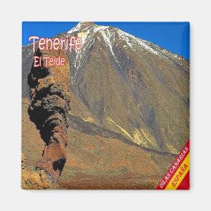 Aimant zES136 EL TEIDE Tenerife, Espagne, Frigo